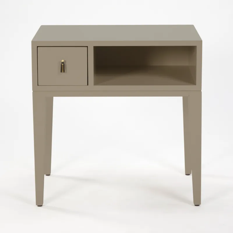 Color Collection Bedside Table One Drawer Wood Ash