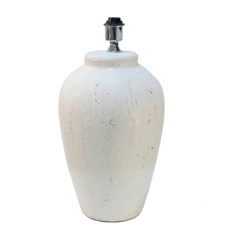 Vesuvius Lamp Base | White