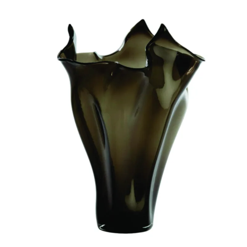 Aiora Vase | Glass Dark Grey 530mm