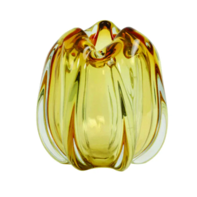 Murela Glass Vase | Amber 160mm